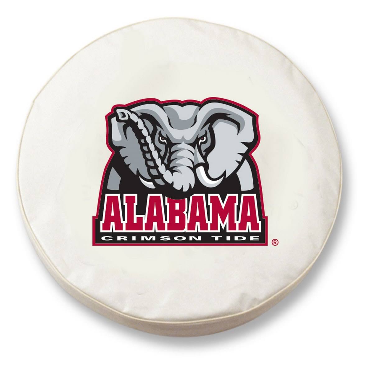 White Vinyl Fitted Car Tire Cover J630