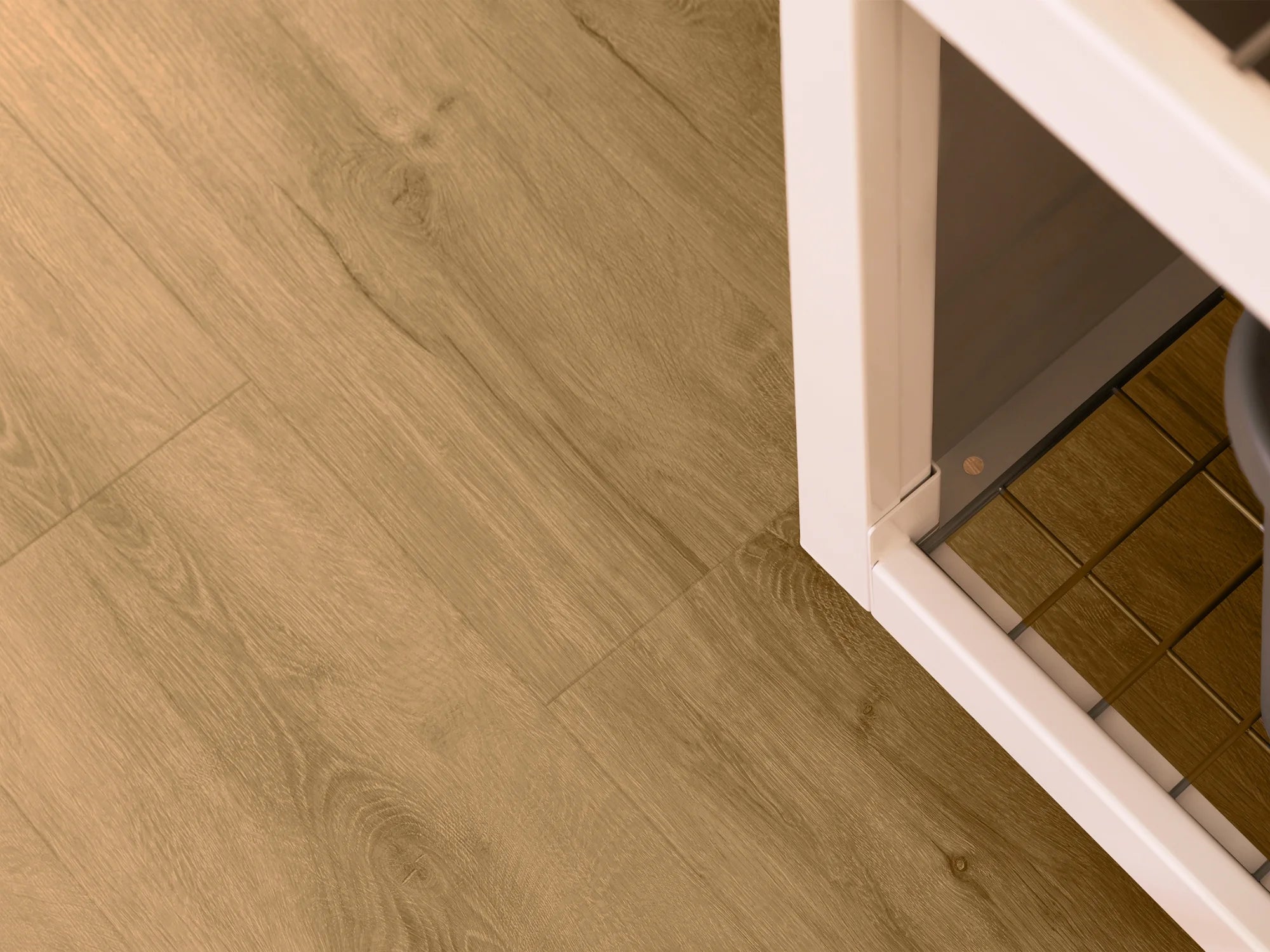 Natural Oak Stone Composite LVP Flooring 300 Sq ft H448