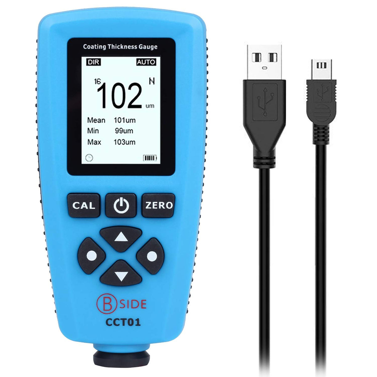 Digital Paint Coating Thickness Gauge with Auto F/N Probe 2000um G8151