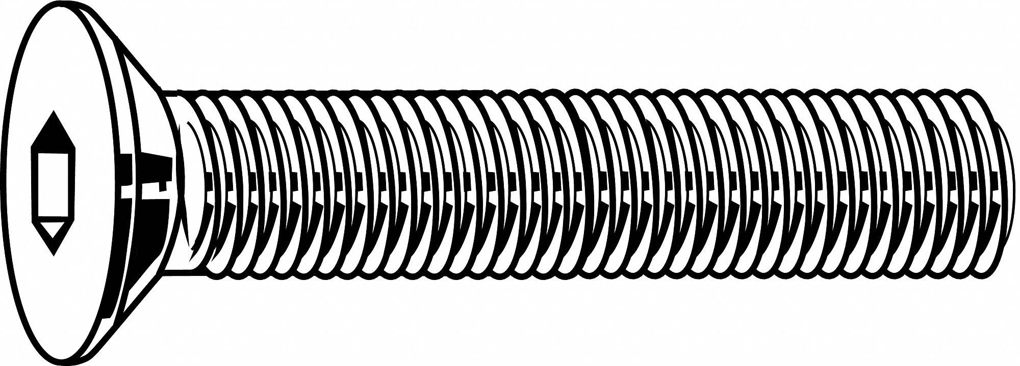 Flat Steel Screw 1/2x2 2-20X3-1/2 L745115