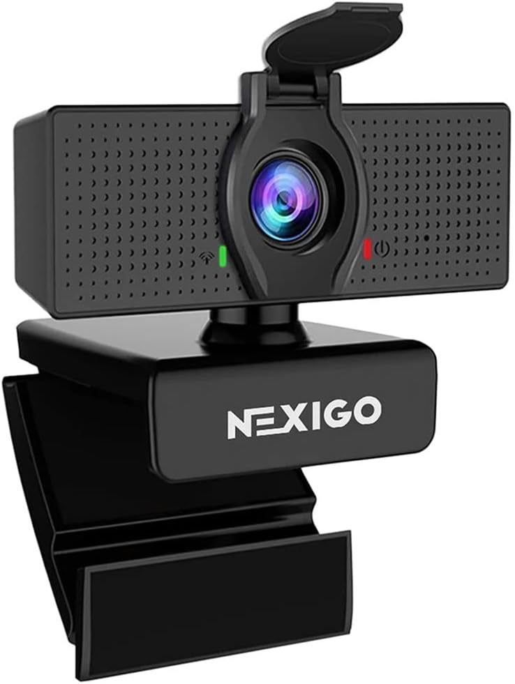 2 Pack 1080P Web Camera with Microphone and Privacy Cover W496