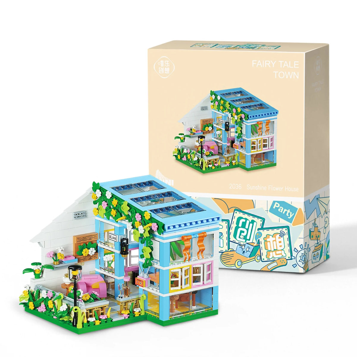 Wooden DIY Miniature Dollhouse Kit Y510888