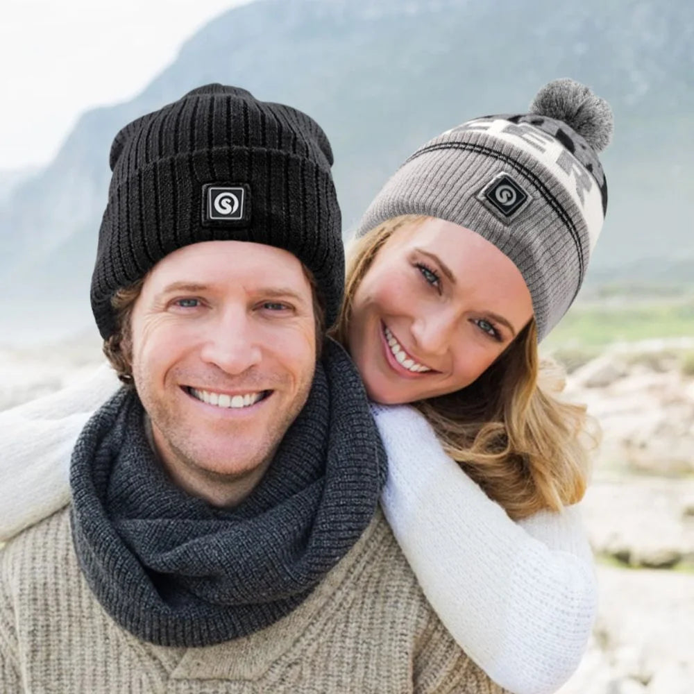 Rechargeable Battery Heating Beanie with 3 Heat Tempo N4016