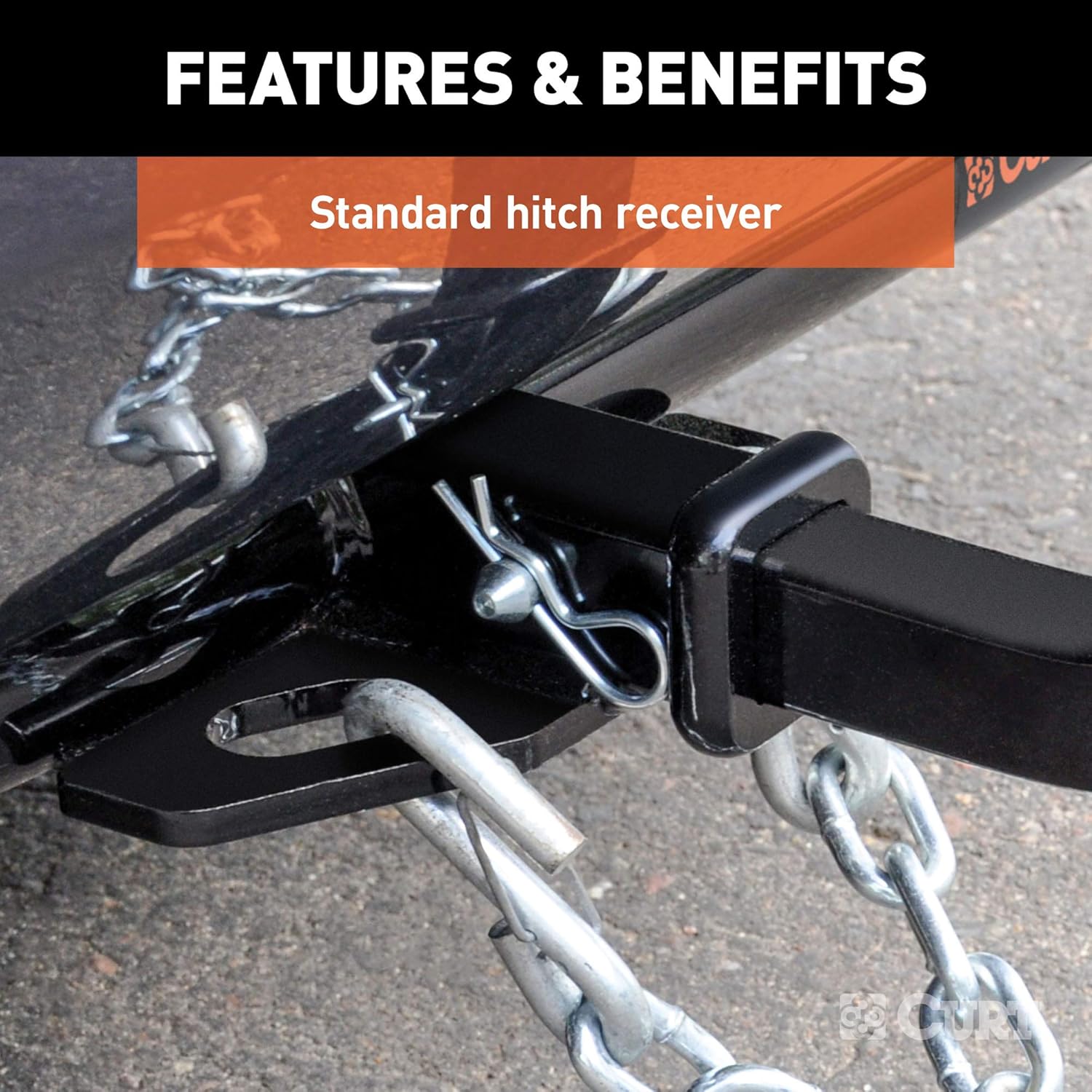 Class 2 Trailer Hitch, 1-1/4-Inch Receiver U3740