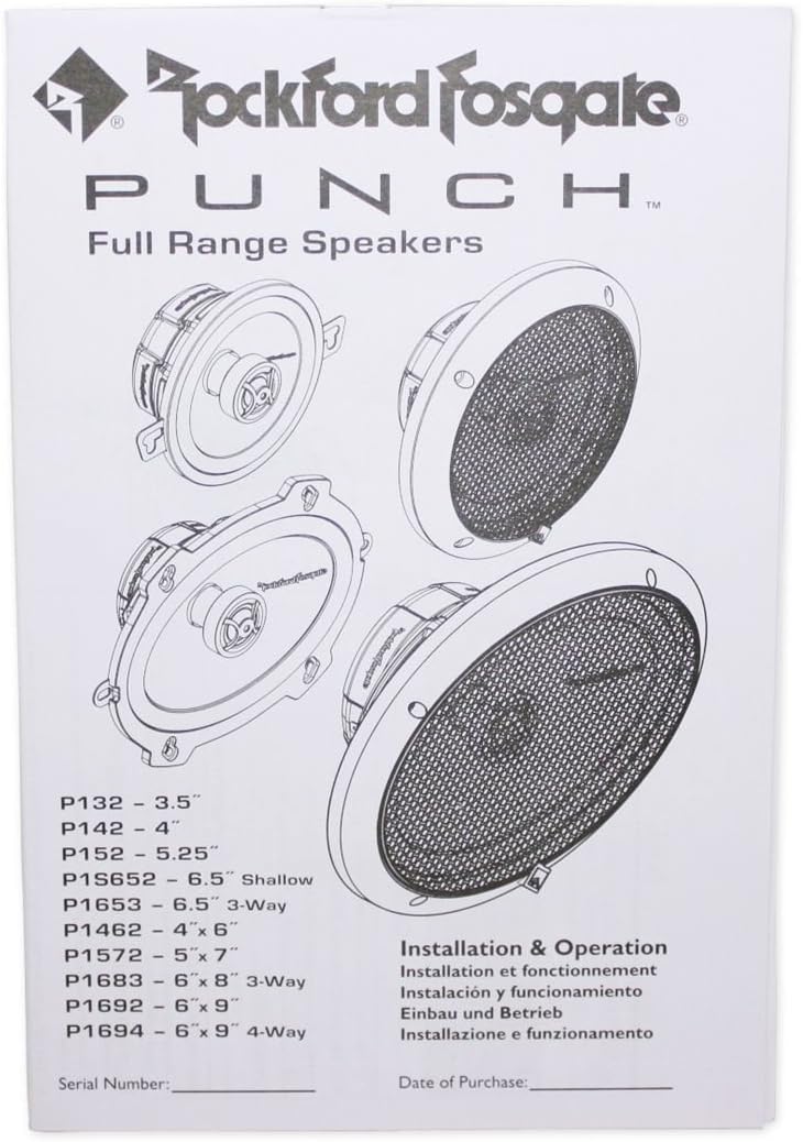 2 Pairs Of 130W 6x8 3-Way Car Stereo Speakers S81353