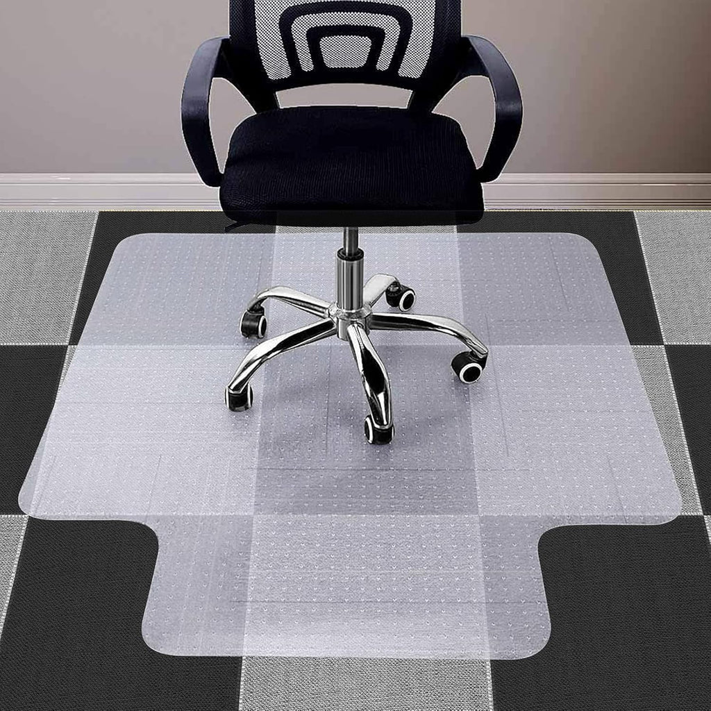 Transparent 2Pcs Office Chair Mat W54656