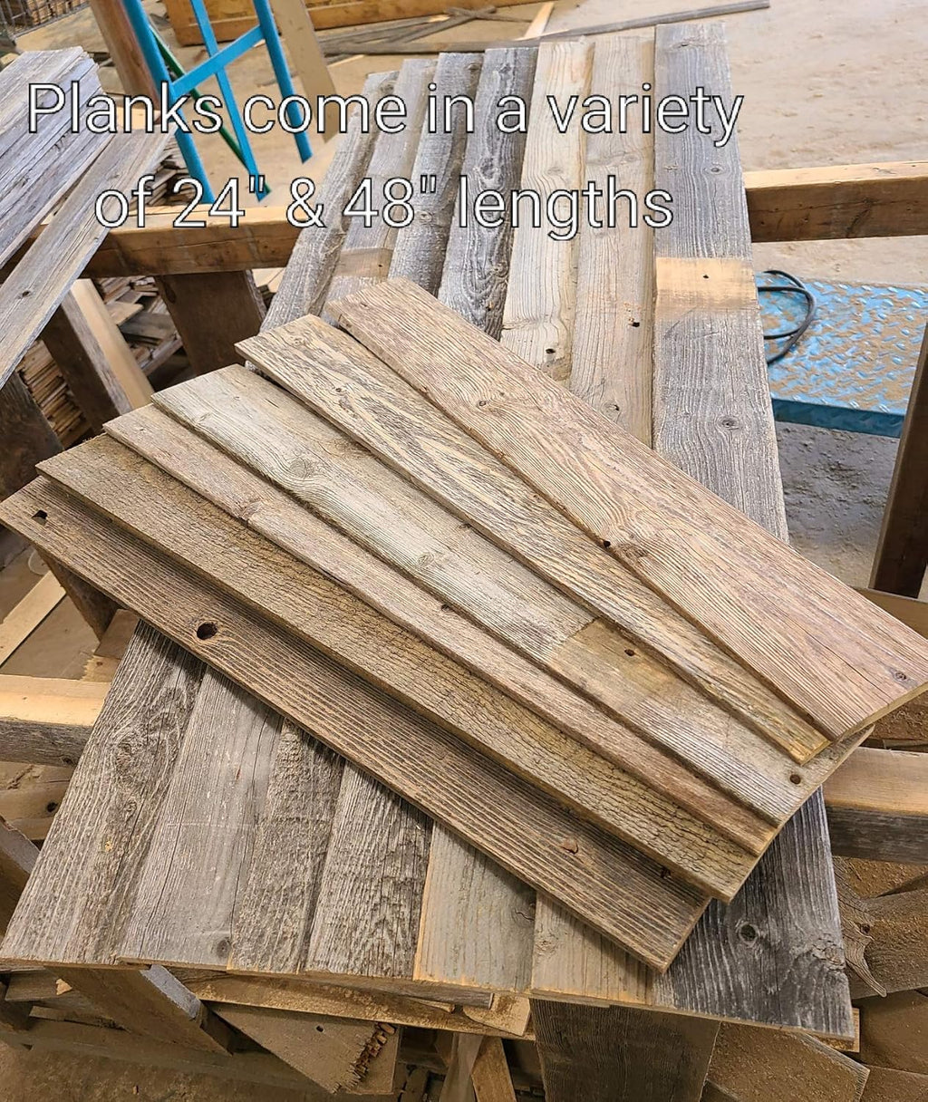 Rustic Reclaimed Barn Wood Paneling Accent Walls (10 square feet) H9538