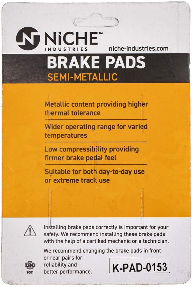 Brake Pad Set Semi-Metallic Pack of 2 X33667
