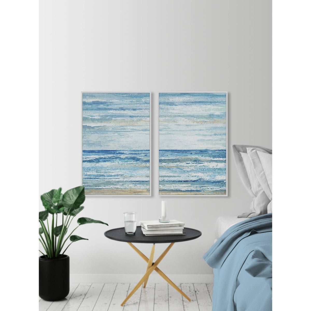 Handmade Shore Diptych C3983