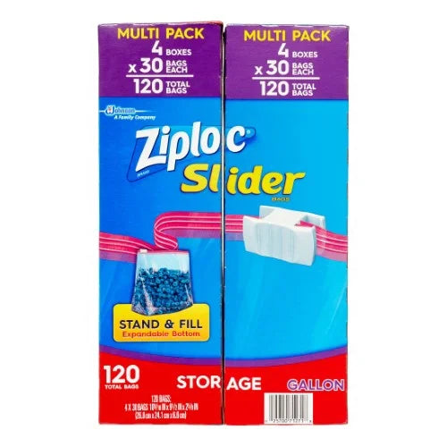 Gallon Storage Bags, 120 Ct Y62764