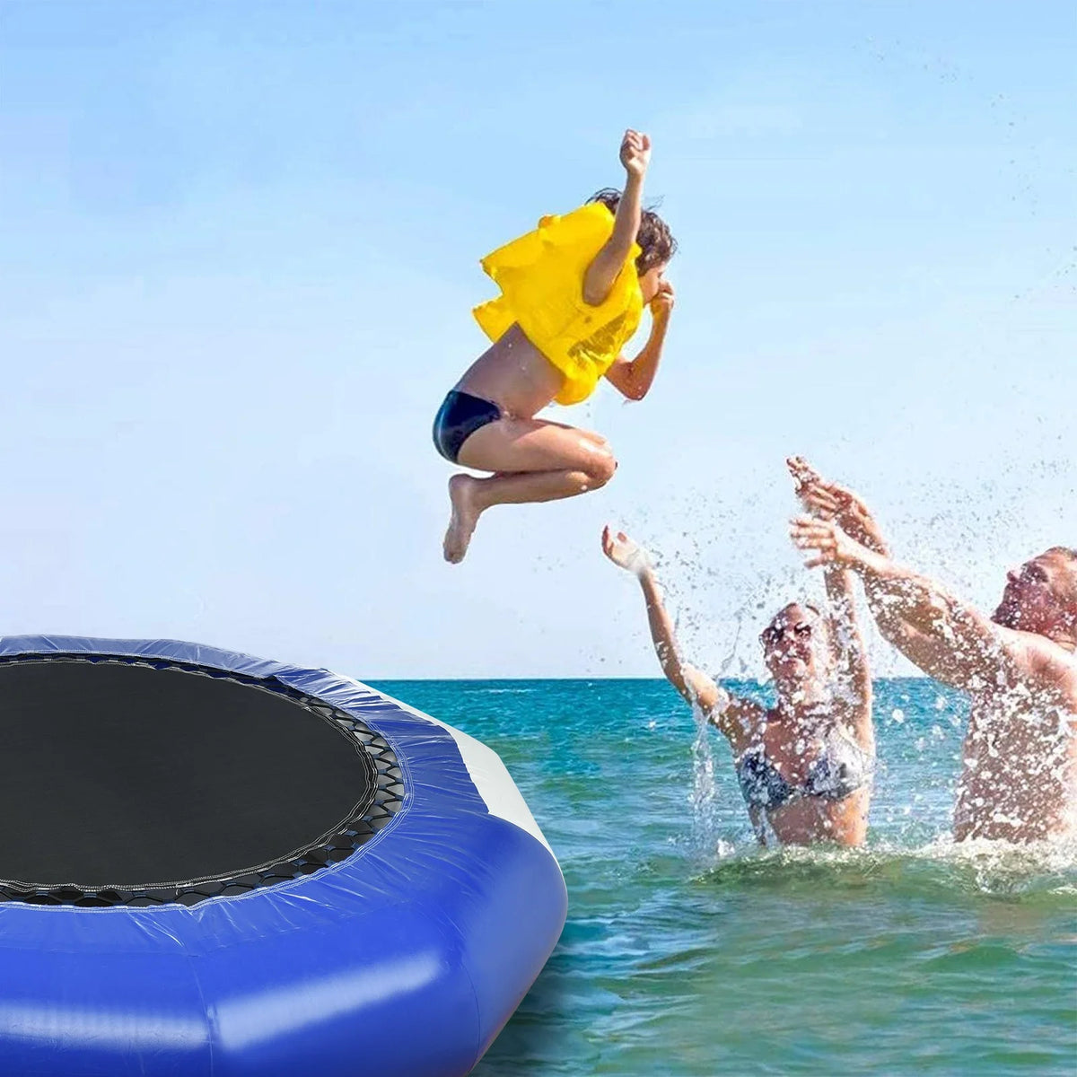 10Ft Inflatable Water Trampoline Swim Platform G271