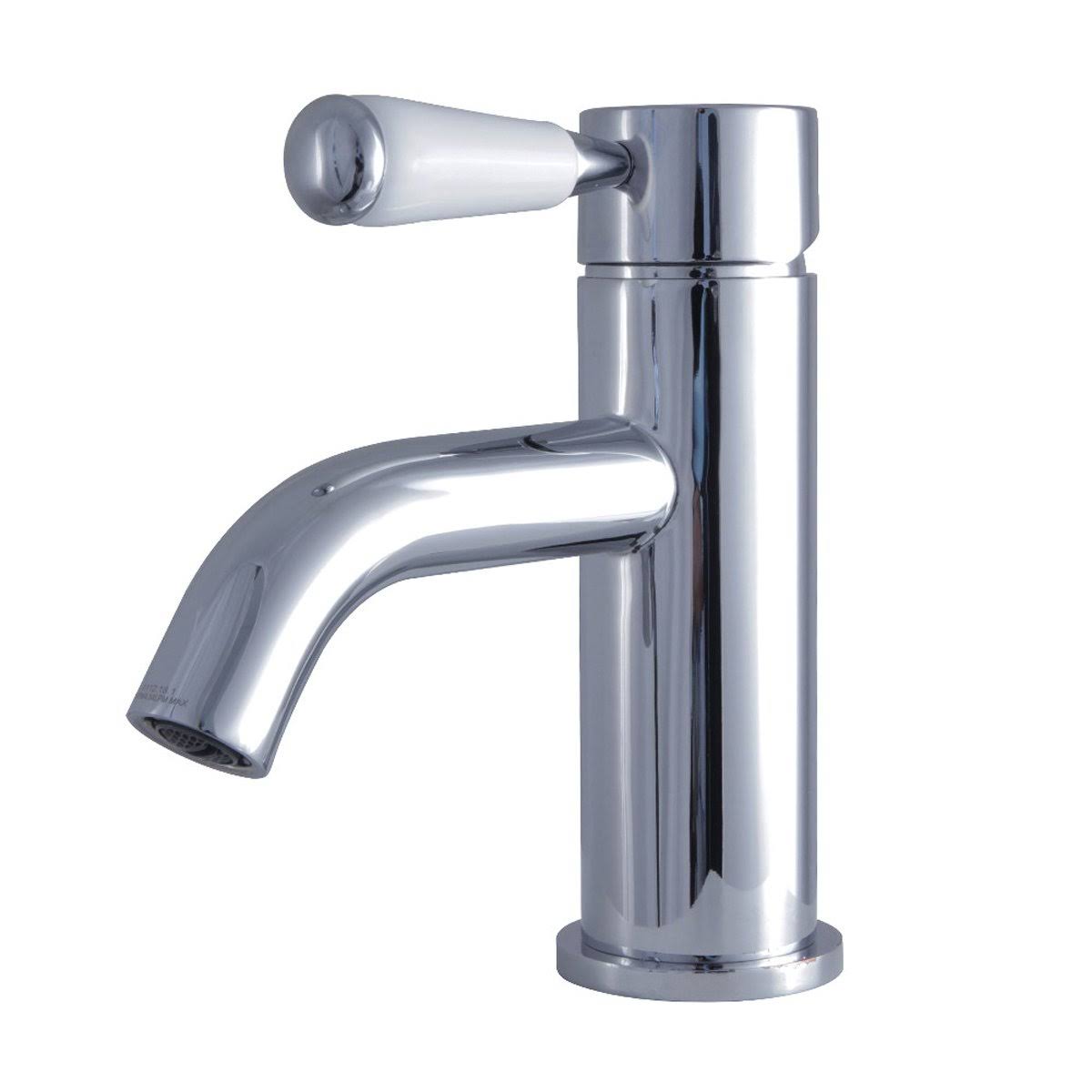 Matte Black Single Hole Bathroom Faucet with Drain Assembly F884565