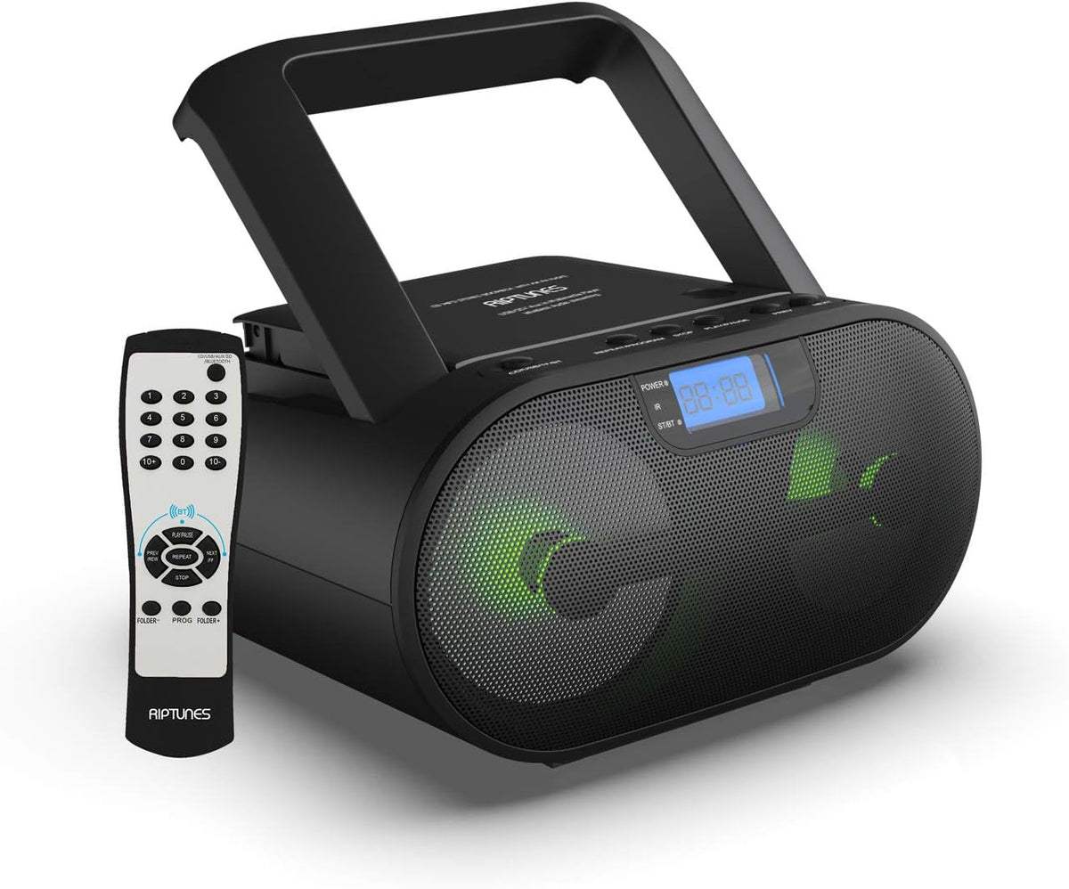Pink Pack of 2 Portable CD Player Boombox with Bluetooth D85567