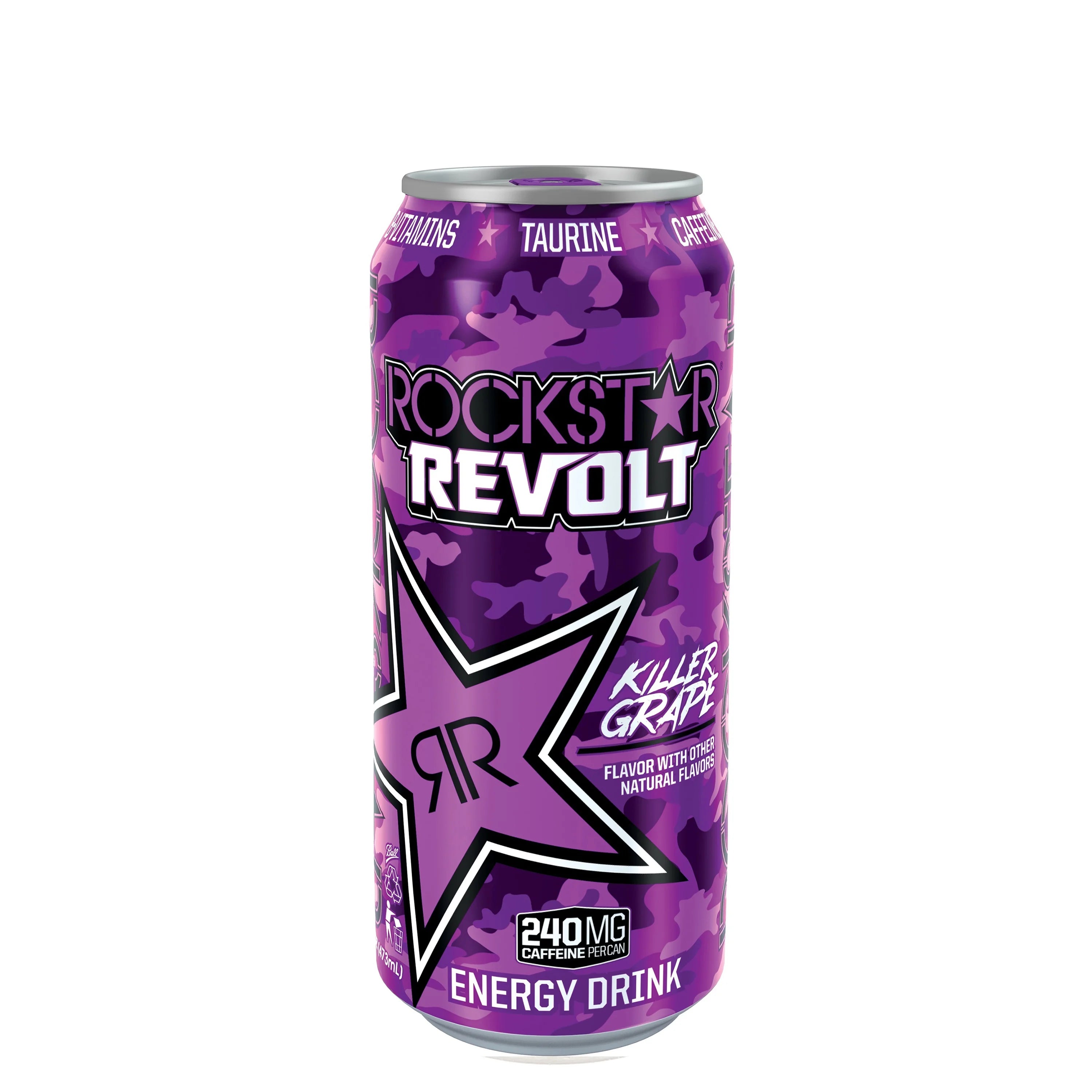 Grape Energy Drink, 16 fl oz, 24 Cans V40077