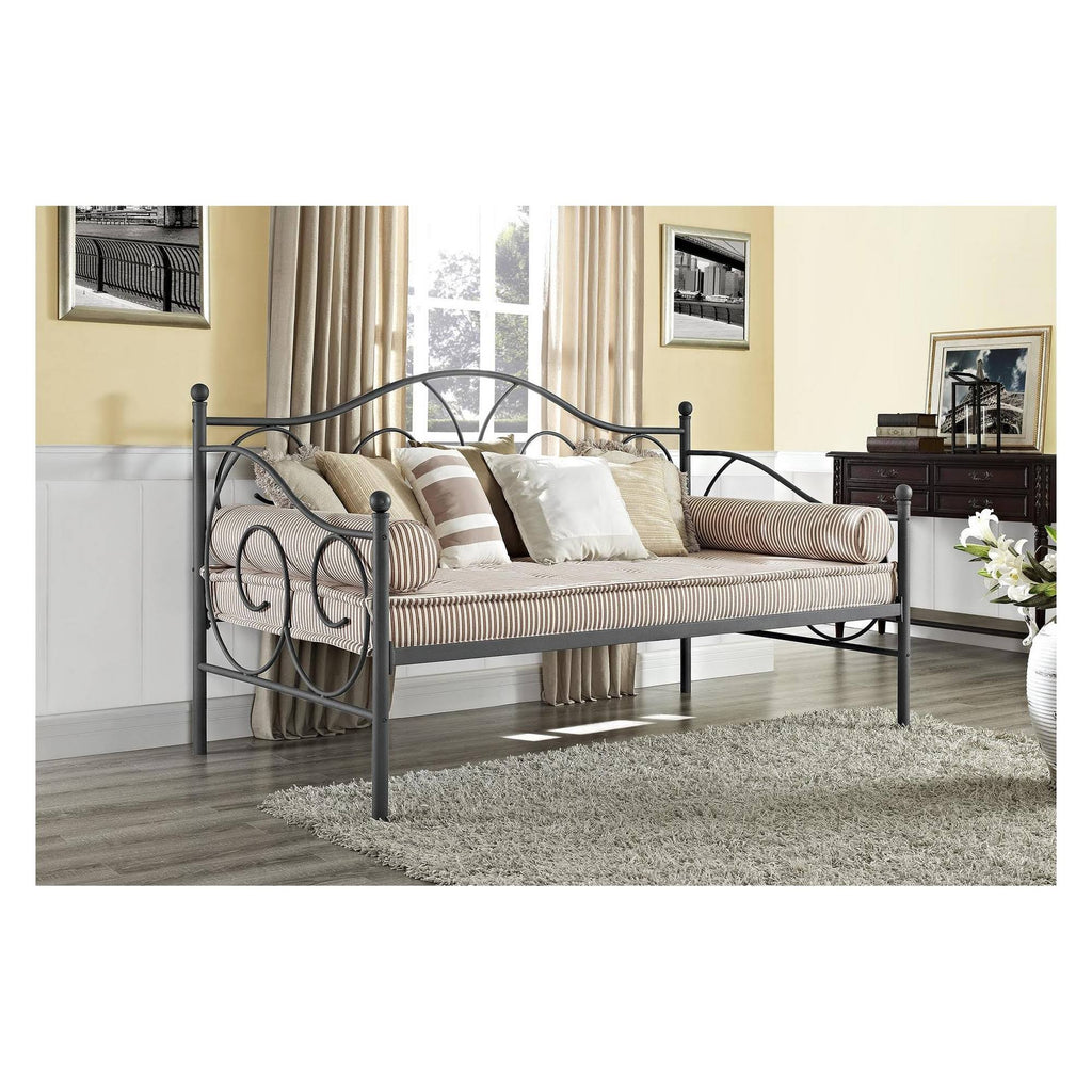 Twin Metal Daybed Silver B85187