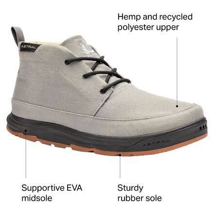 Granite Gray Hemp Chukker K396998