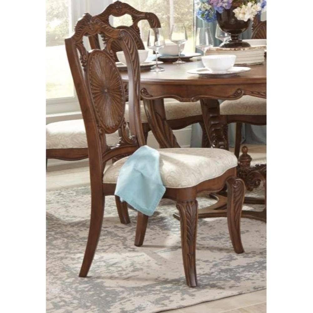 Pecan Side Chair Set of 2 L341