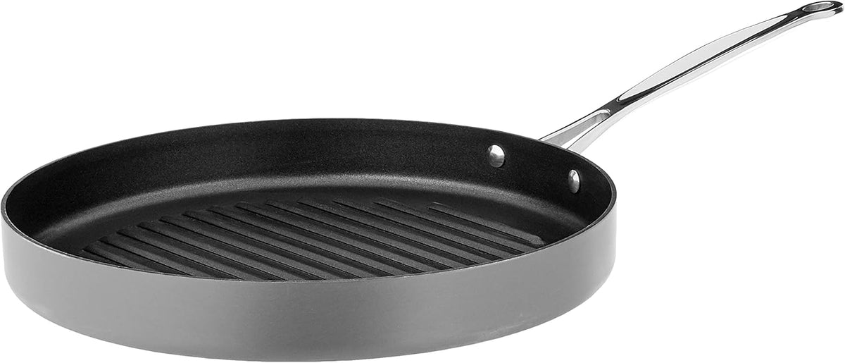 Black 3-1/2-Quart Nonstick Hard-Anodized Saute Pan with Lid, Pack of 2 C942583
