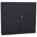 Solid Door Wall Cabinet Black T937969