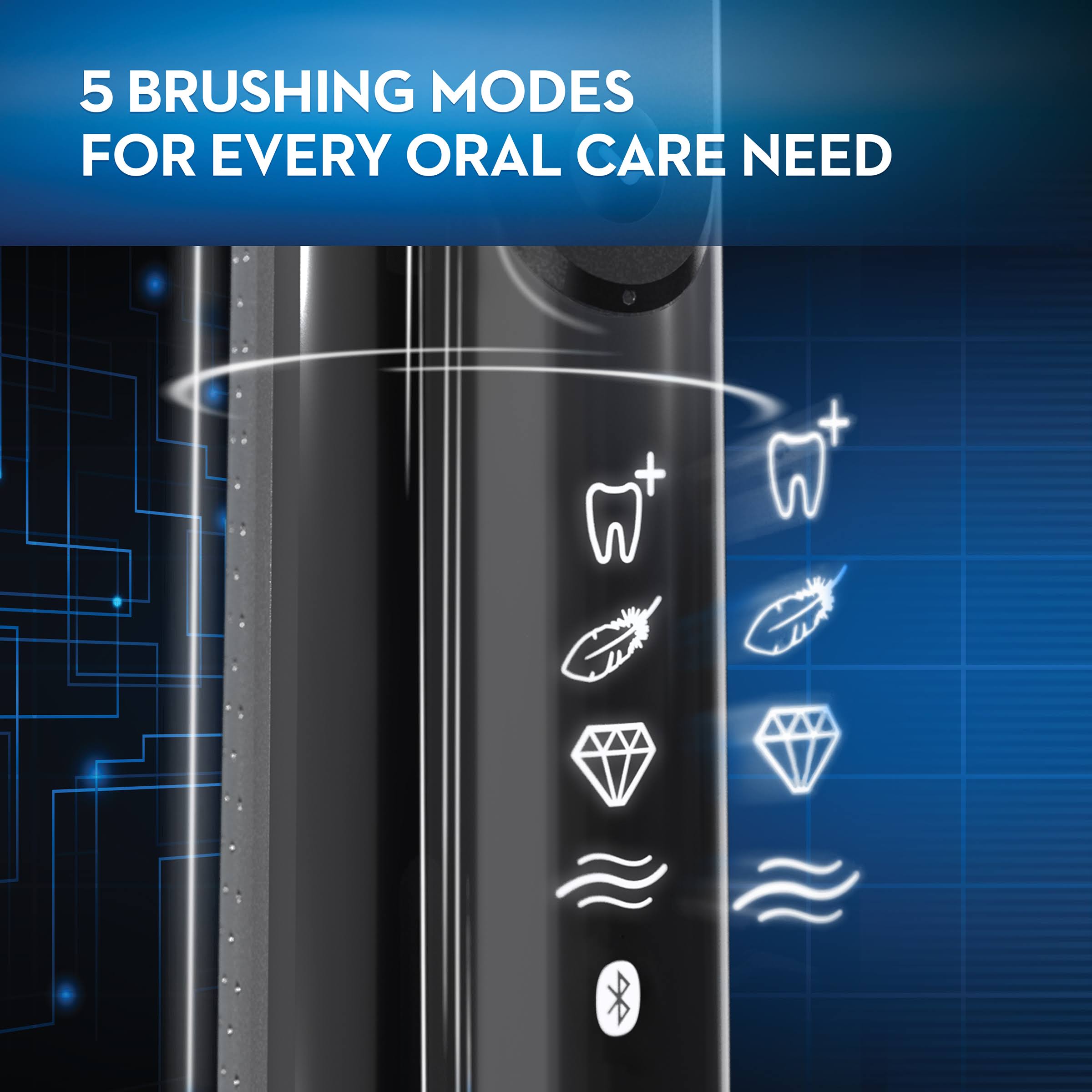 Black Power Rechargeable Electric Toothbrush Z543