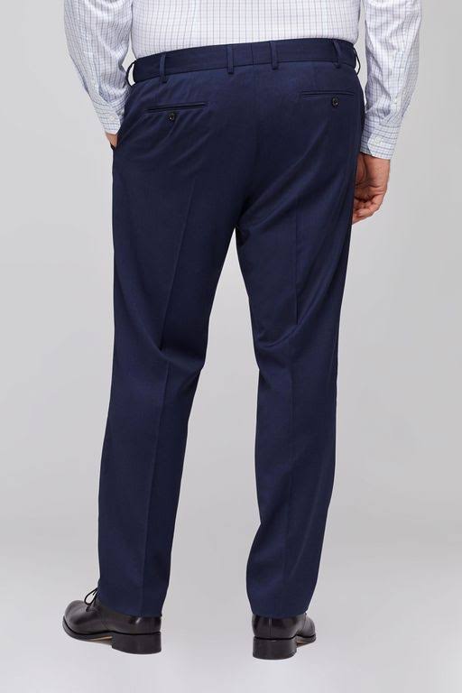 Blue Stretch Wool Suit Pant K79380