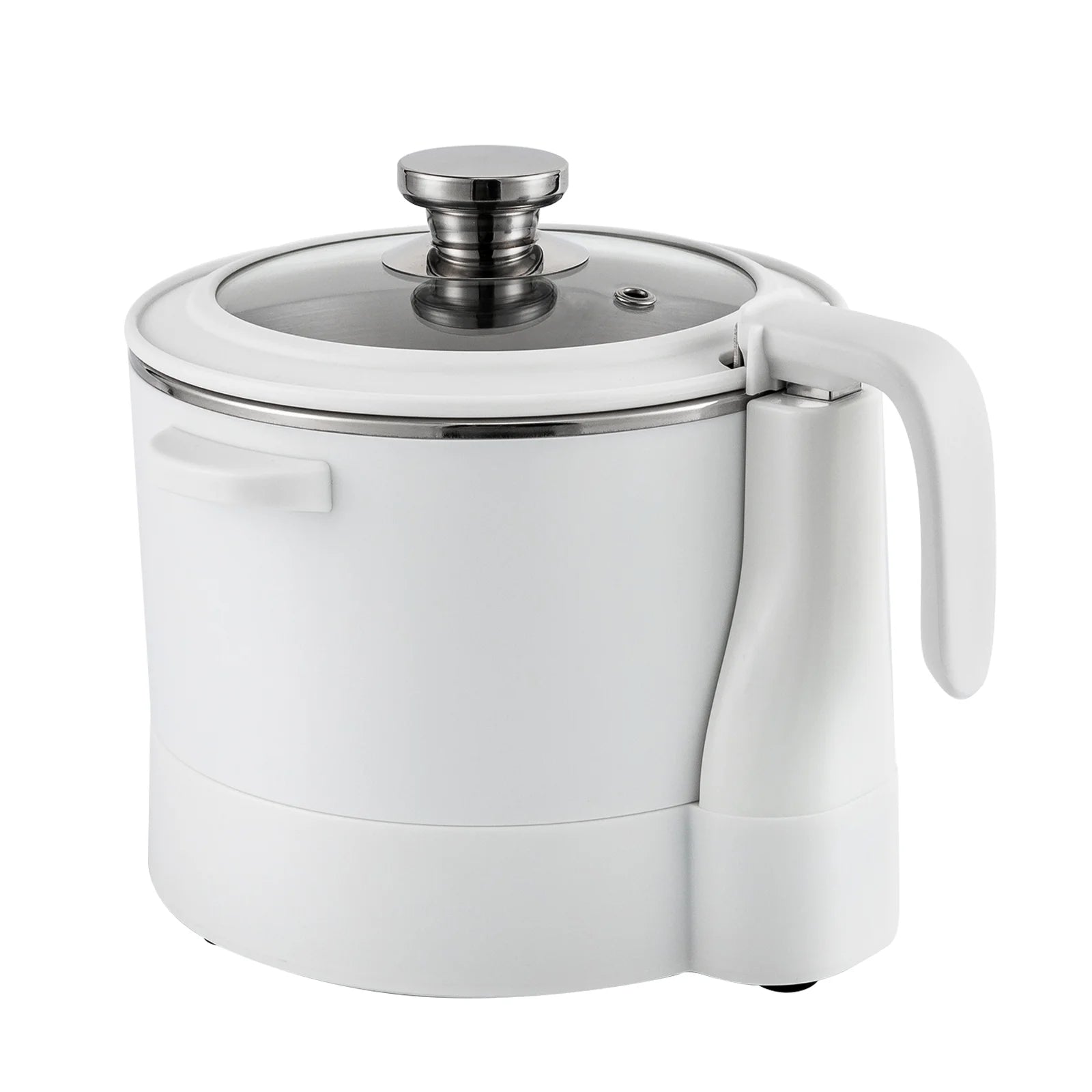 3L Stainless Steel Electric Hot Pot with Measuring Cup (White) V280265