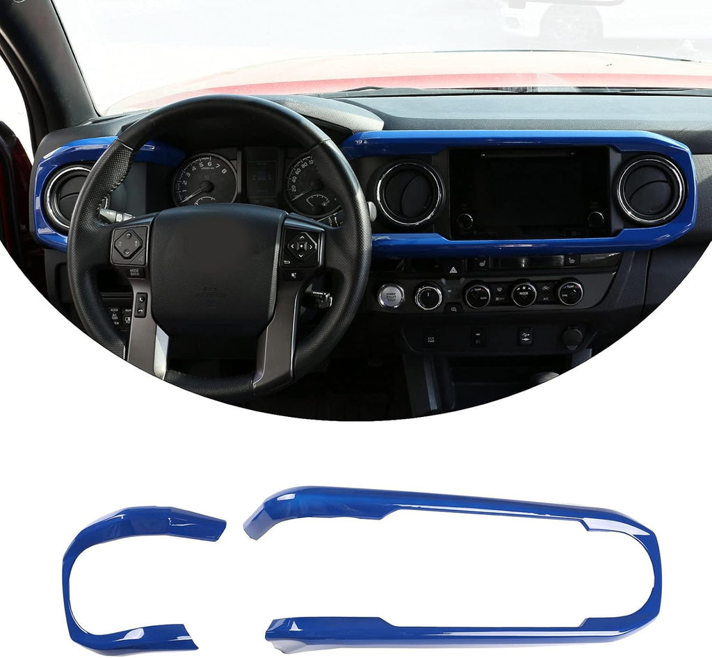 Car ABS Dashboard Panel Cover Trim Stickers (red) S995