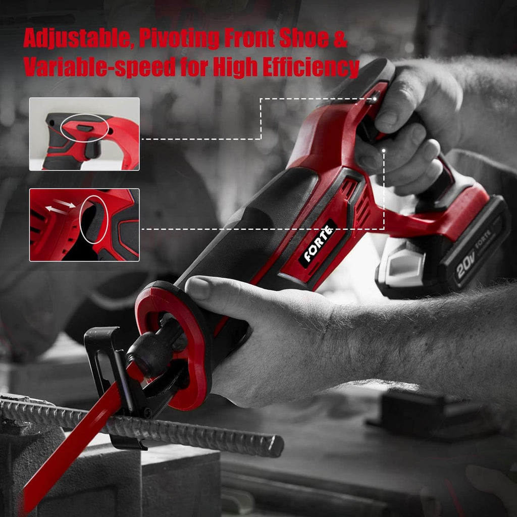 20V Max Reciprocating Saw with Li-ion Battery and Quick Charger H41141