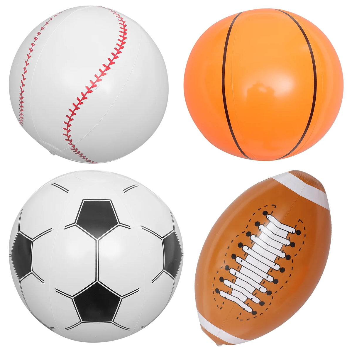 Inflatable Beach Ball 4pcs E376