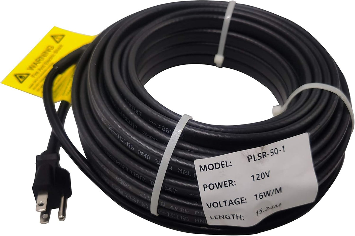 Self Regulating Heating Cable, 50-feet, 120V O539