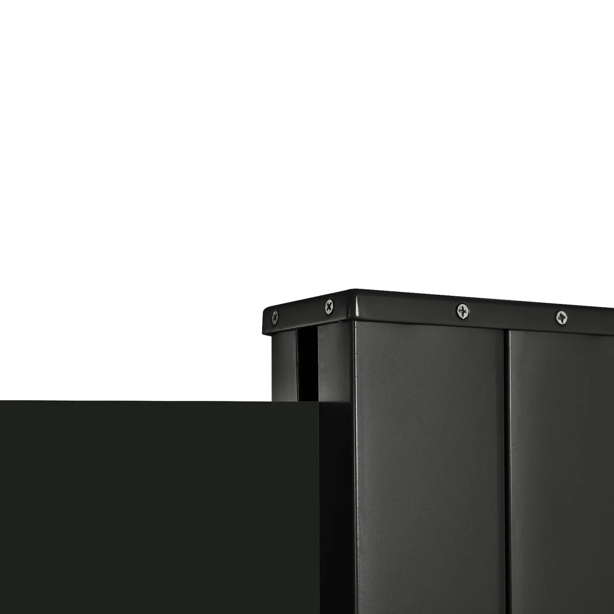 Black Retractable Privacy Screen Side Awning J7279