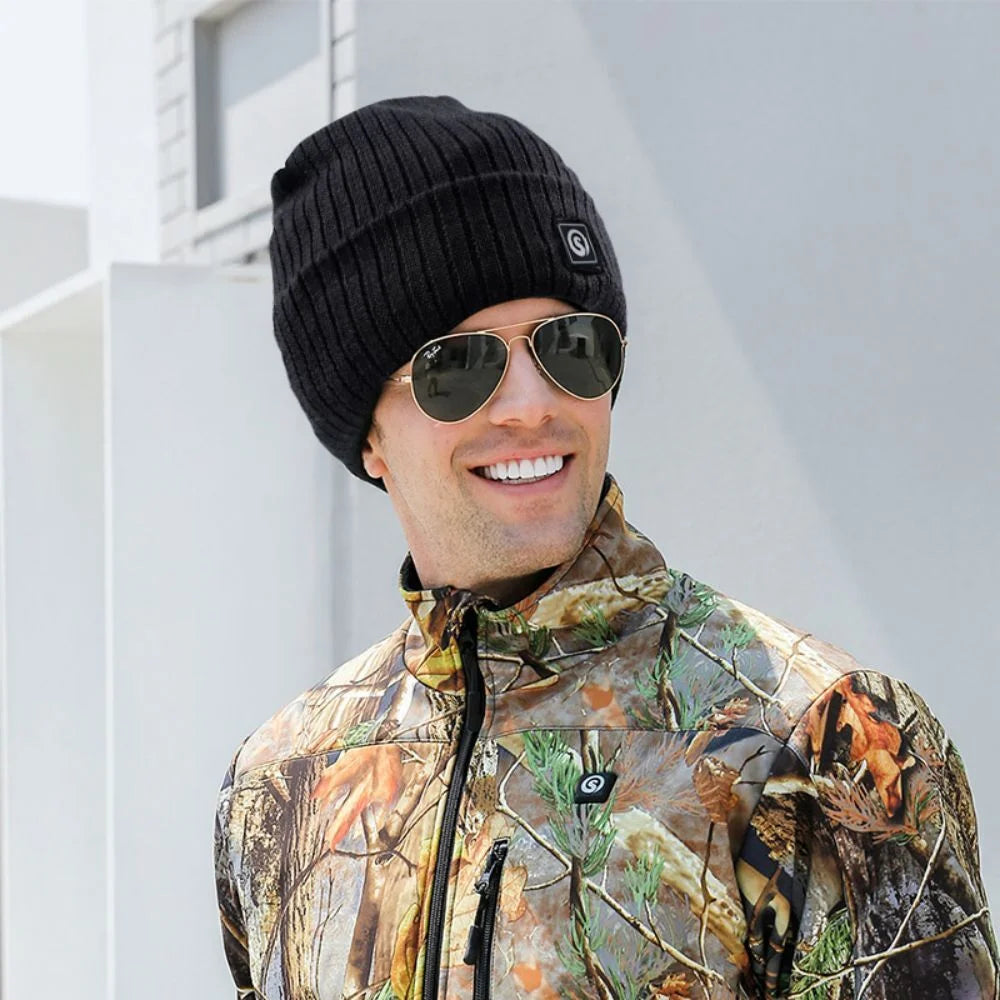 Rechargeable Battery Heating Beanie with 3 Heat Tempo N4016