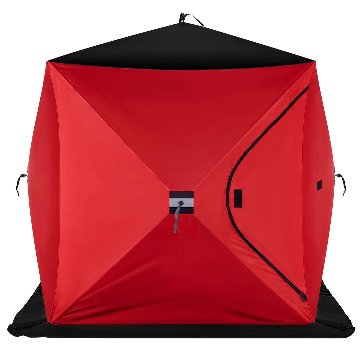 Red 2-Person Ice Fishing Tent with Carrying Bag H292