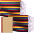 36-Pack Kraft Cover Composition Notebook Journals, 120 Pages, Lined Paper, Small Size (8 in x 5.75 in) L9432