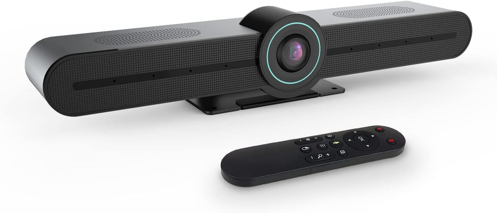 HD 4K Conference Room Webcam with Microphone and Speaker, 3X Digital Zoom, Wide Angle View 3 in 1 USB Webcam T709927