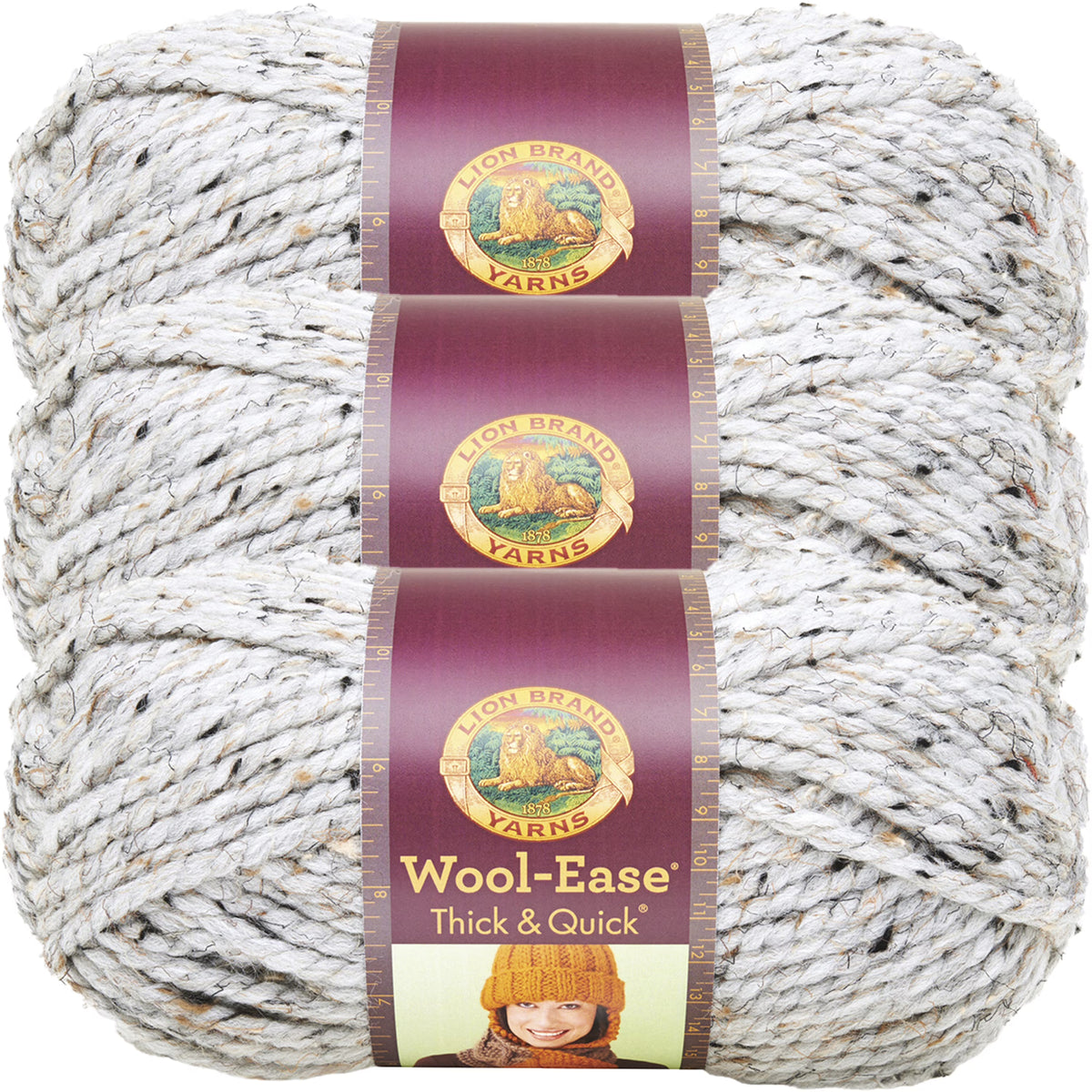 Grey Marble Yarn, Multipack Of 3 G367282