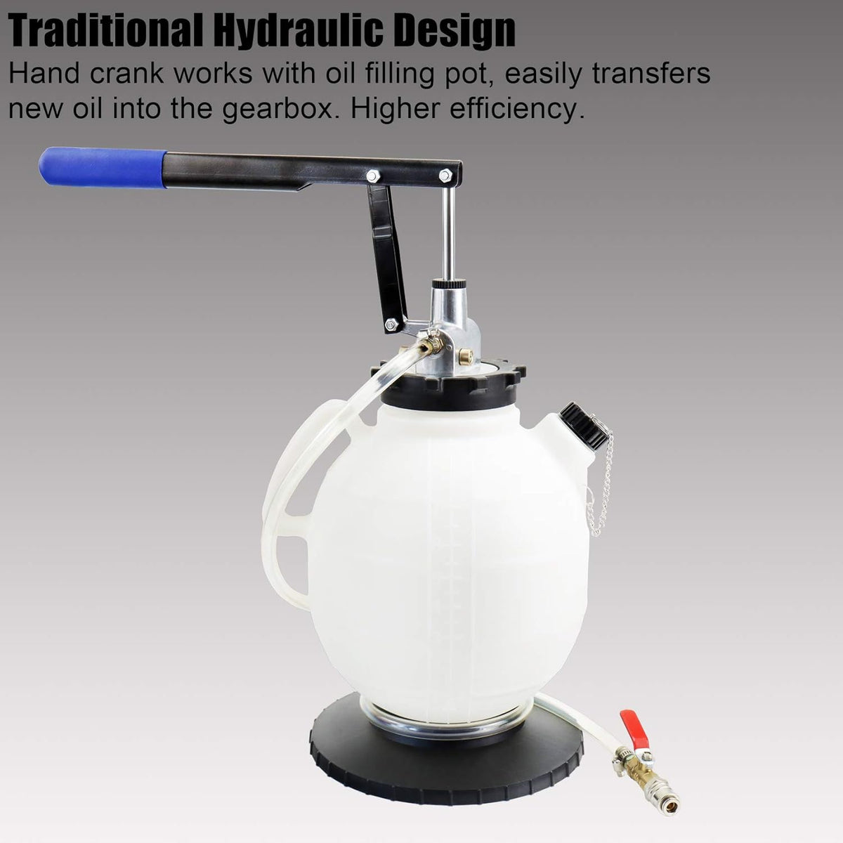 7.5L Manual Automatic Transmission Fluid Refill Pump Set with 15PCS Adapters M3348