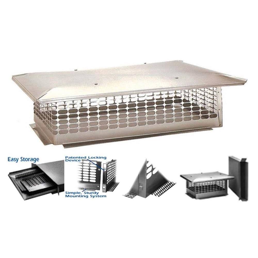 Fixed Stainless Steel Chimney Cap M64174