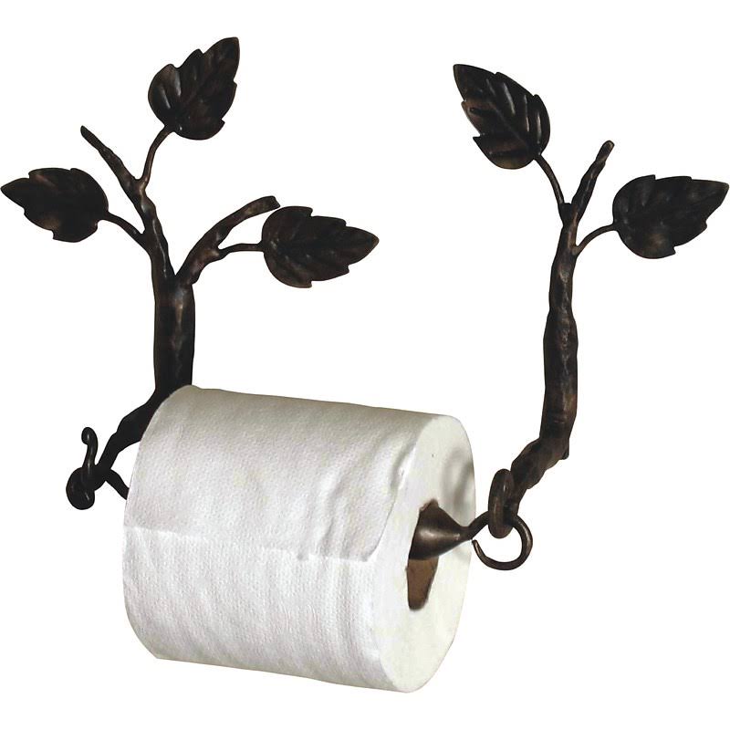 Ambered Bronze Wall Mounted Toilet Paper Holder H182