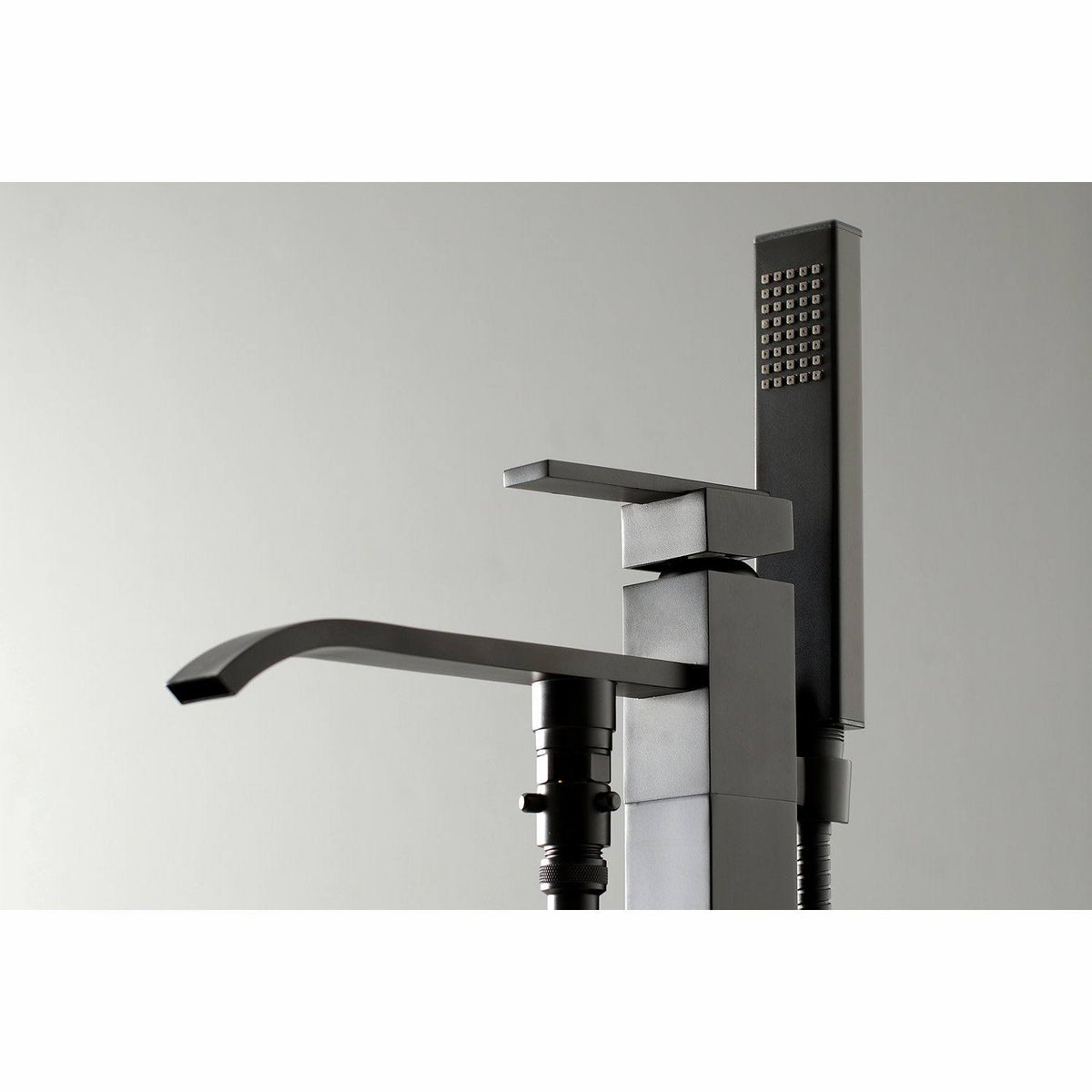 Brushed Brass Freestanding Tub Faucet with Hand Shower Z2692