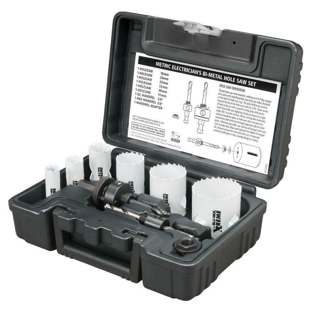9-Piece Bi-Metal Hole Saw Kit B714