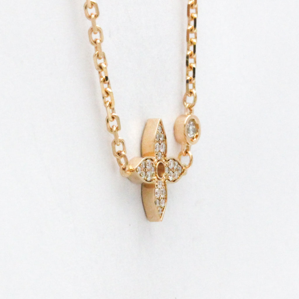 Pink Gold 18K Diamond Pendant Necklace K149568
