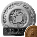 Smokey Topaz Hand-Painted Ceiling Medallion A6712