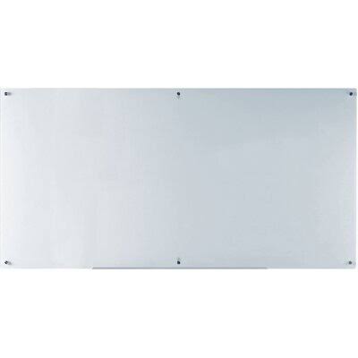 White Glass Dry-Erase Board 36 inch x 72 inch with Aluminum Marker Tray X4250