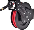 3/8 in x 25 ft Retractable Air Hose Reel, Wall Mount, 300 PSI, Pack of 2 R4649