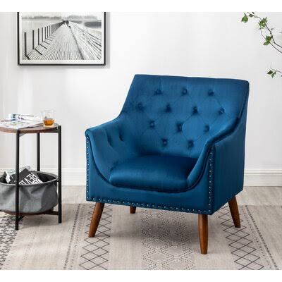Tufted Velvet Armchair Y780