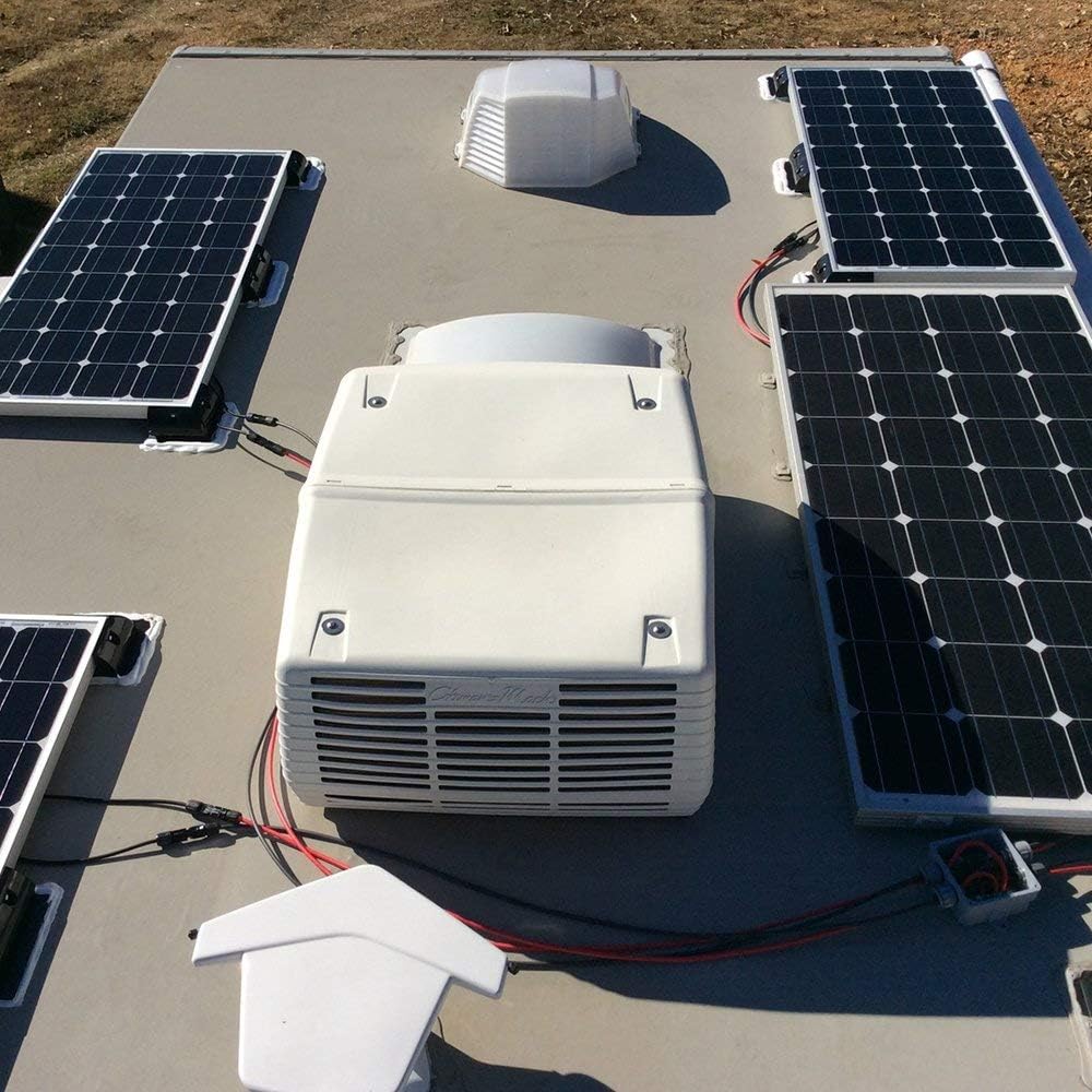 400 Watt 12 Volt Monocrystalline Solar Panel Bundle Kit with 4 pcs 100W Panel and 30A PWM Charge Controller B3106