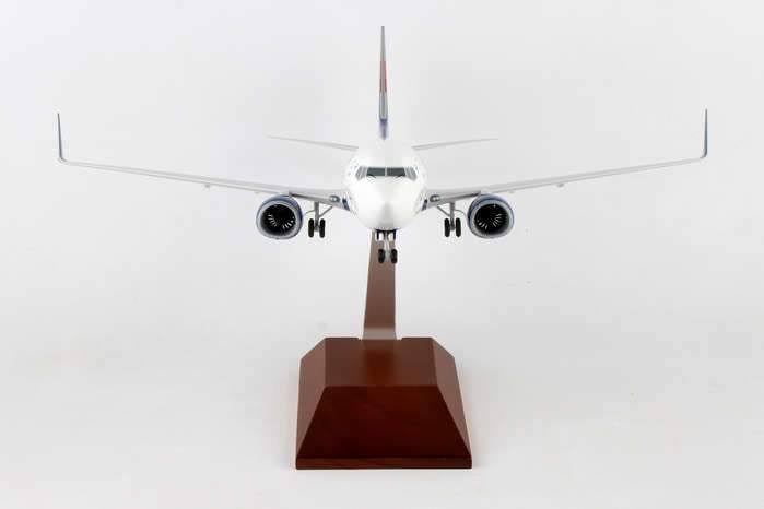 Delta 737-800 1/100 with Gear and Wood Stand T913