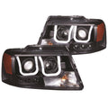 Black Clear Projector Headlights M6240