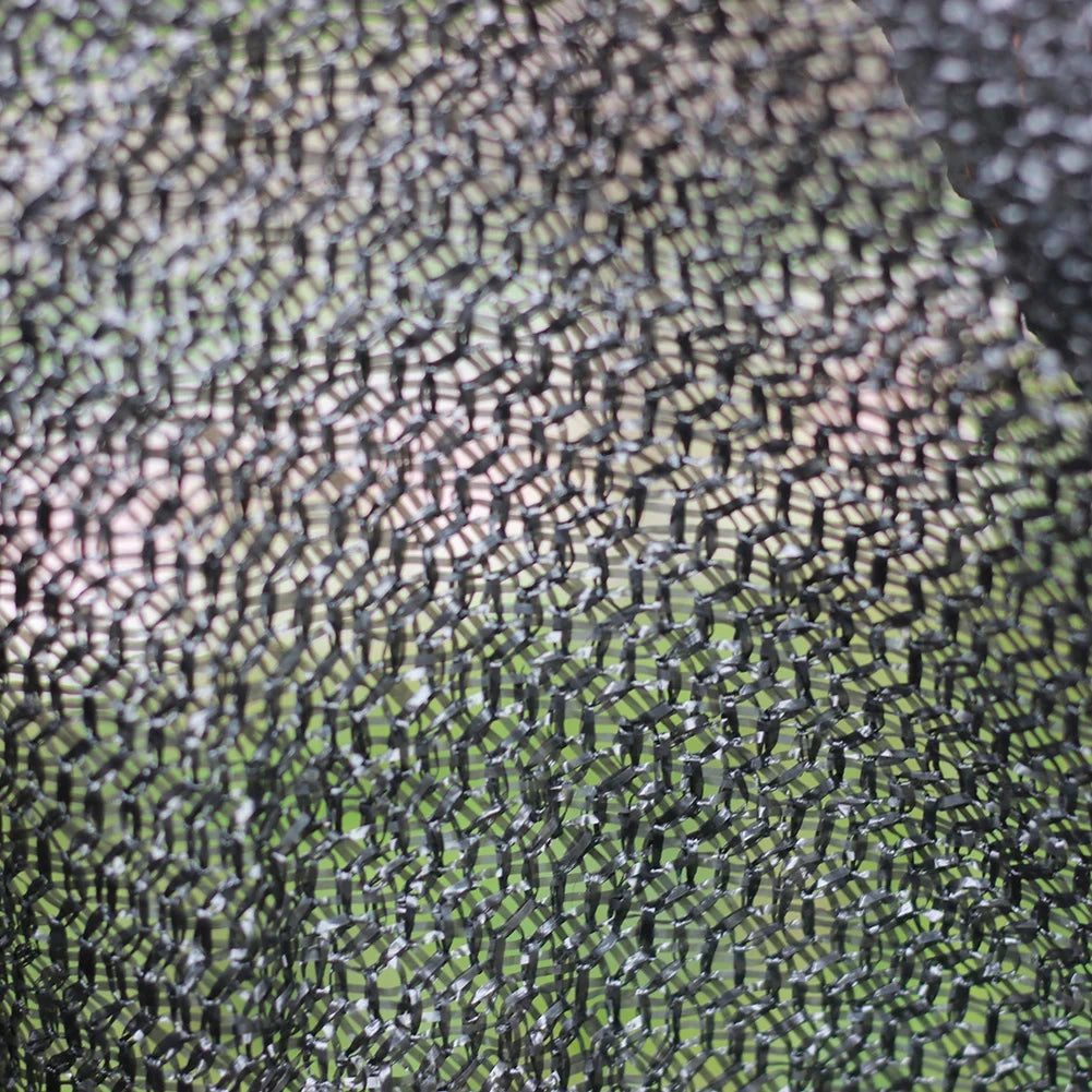 Black UV Resistant Garden Shade Mesh Tarp D839